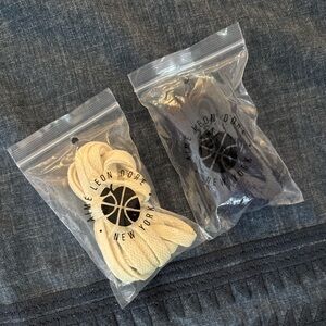 Aimé Leon Dore Shoe Laces Set - White and Navy - New